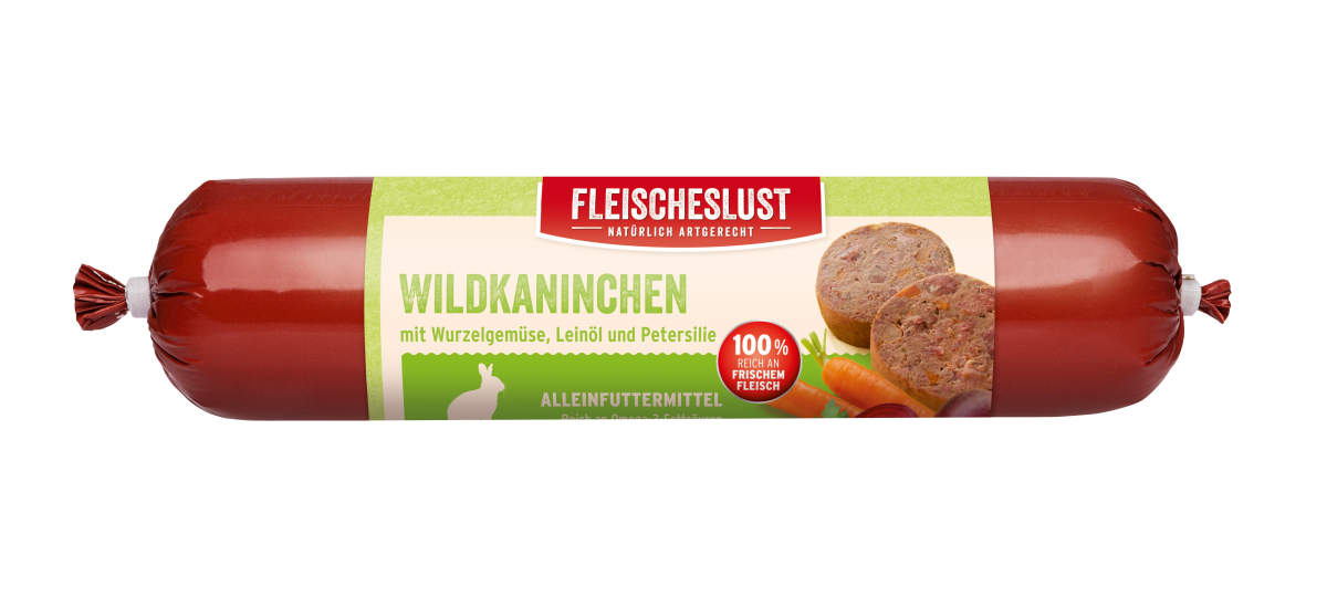 Wildkaninchen mit Wurzelgemüse, Leinöl und Petersilie 