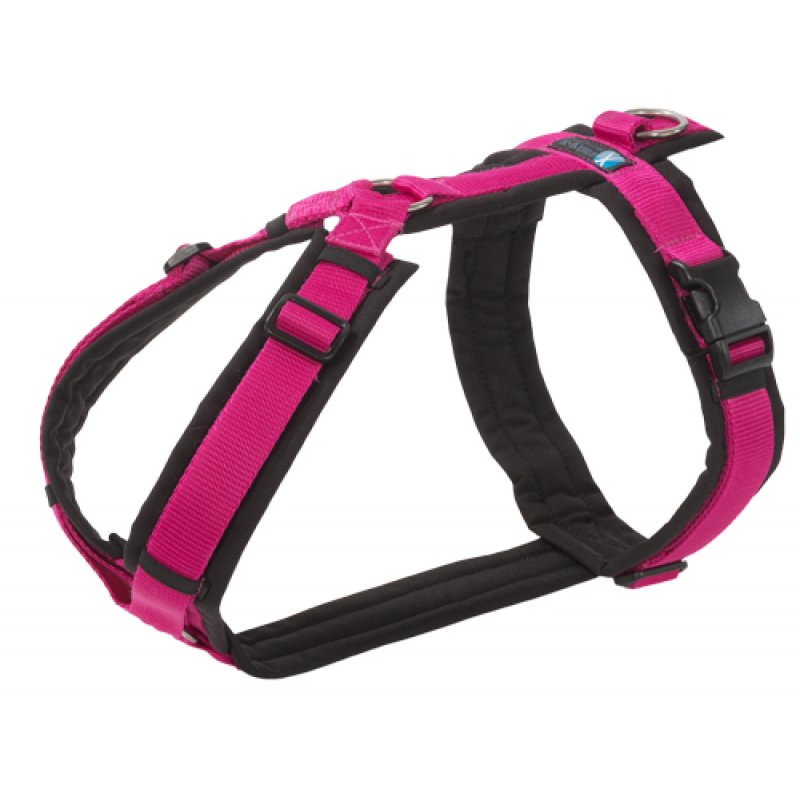 Hundegeschirr FUN pink | schwarz 